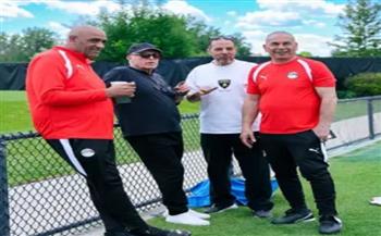 العرب في المونديال.. منتخب مصر يعاين أرضية ملعب مباراة بلجيكا في كأس العالم 2026
