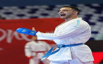 أحمد المصري يتوج بفضية الـ"كوميتيه" ببطولة البريميرليج الدولية قي الكاراتية