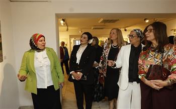 رئيسة القومي للمرأة تشارك في افتتاح معرض مبادرة  "اصنع أخضر"