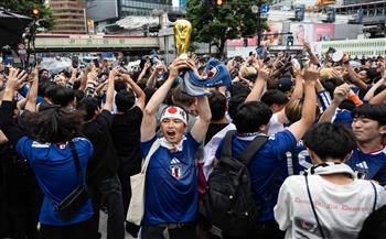 كأس العالم 2026.. جمهور اليابان يحتفل في طوكيو بعد التعادل مع هولندا