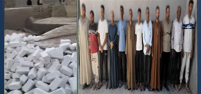 ضبط 12 متهمًا بهدم سور مقبرتين بمحافظة أسيوط ومحاولة الاستيلاء عليهما وإعادة بيعهما