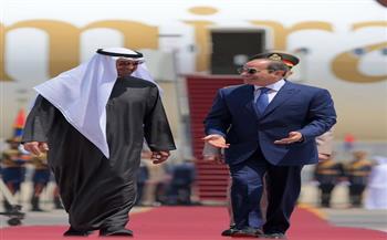 الرئيس السيسي ومحمد بن زايد يرحبان باتفاق وقف الحرب مع إيران وإعادة فتح مضيق هرمز