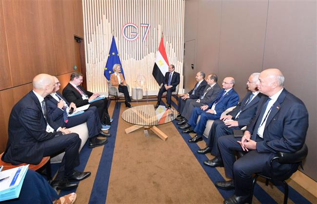 الرئيس السيسي بقمة السبع: نرحب بالاتفاق بين الولايات المتحدة وإيران
