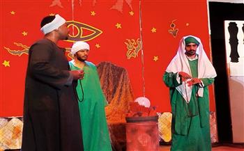 فرقة النور للمكفوفين تواصل تقديم العرض المسرحي "الطبابلي" بأسيوط 