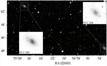 اكتشاف مجرتين بدون مادة مظلمة بسبب تصادم فضائي