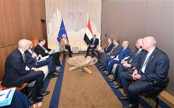 الرئيس السيسي بقمة السبع: نرحب بالاتفاق بين الولايات المتحدة وإيران