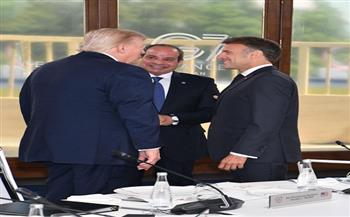 الرئيس السيسي يعرب عن تقديره لجهود ترامب في التوصل لاتفاقي وقف الحرب في غزة وإيران