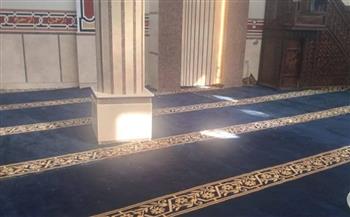 أوقاف سوهاج تواصل جهودها في عمارة بيوت الله.. وفرش مسجد آل أبوعياد بمركز جهينة