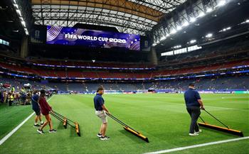 كأس العالم 2026.. إزالة الأمطار من ملعب هيوستن قبل لقاء البرتغال والكونغو