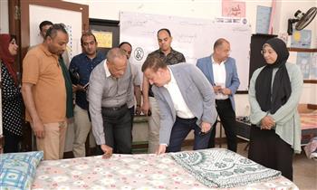 محافظ بورسعيد يتفقد استراحات مراقبي الثانوية العامة ويوجه بتوفير كافة سبل الراحة لضيوف المحافظة