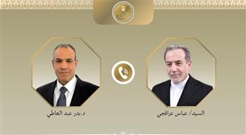 وزير الخارجية يبحث هاتفيا مع نظيره الإيراني مذكرة التفاهم بين الولايات المتحدة وإيران