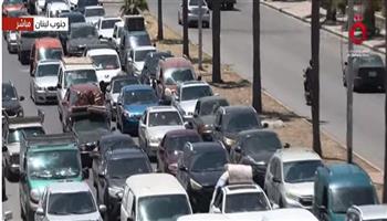حركة نزوح مكثفة من جنوب لبنان جراء غارات الاحتلال (بث مباشر)