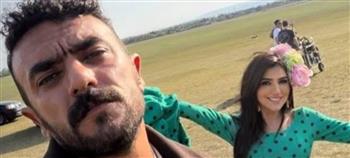 أحمد العوضي يشارك الجمهور صورًا جديدة من كواليس "شمشون ودليلة" 