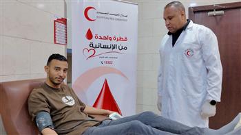 الهلال الأحمر المصري يواصل رسالته الإنسانية تزامنًا مع اليوم العالمي للتبرع بالدم