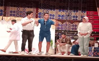إقبال كبير على العرض المسرحي "الجثة التي ماتت" بقصر ثقافة العريش