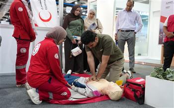 الهلال الأحمر المصري يشارك في فعاليات مؤتمر ومعرض الصحة الأفريقي Africa Health ExCon 2026