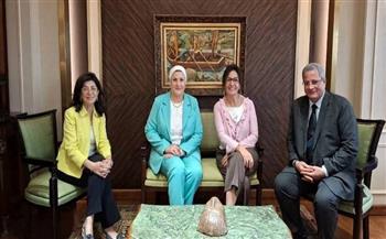 رئيسة القومي للطفولة والأمومة ووزيرة الثقافة تبحثان سبل التعاون في مجال تنمية الوعي الثقافي والمعرفي للأطفال