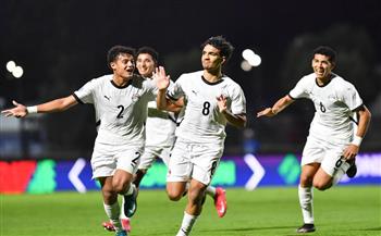 أمم أفريقيا للناشئين.. مصر تتقدم على المغرب بهدف في الشوط الأول
