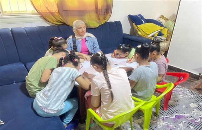 ورشة فنية لتنمية مهارات الأطفال ببيت ثقافة المدفعية 