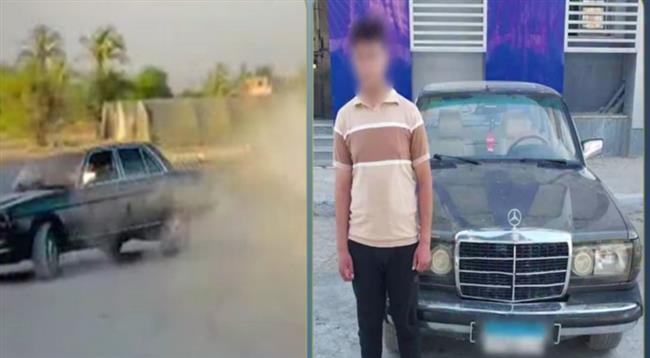 ضبط طالب بسوهاج بعد استعراضه بالسيارة على الطريق ونشر الفيديو لزيادة المشاهدات