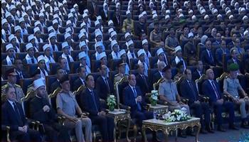  الرئيس السيسي يشهد حفلة تخرج الدورة الثالثة لأئمة وزارة الأوقاف من الأكاديمية العسكرية (بث مباشر)