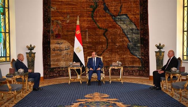 الرئيس السيسي يلتقي أمين عام جامعة الدول العربية