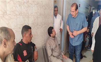 نائب وزير الصحة يتفقد مستشفى العياط المركزي ويوجه بإحالة الإدارة للتحقيق ومحاسبة المقصرين