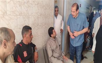 نائب وزير الصحة يتفقد مستشفى العياط المركزي ويوجه بإحالة الإدارة للتحقيق ومحاسبة المقصرين