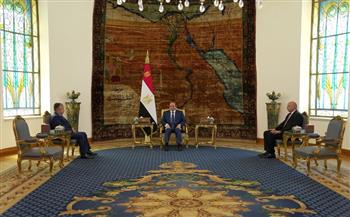الرئيس السيسي يلتقي نبيل فهمي المرشح لمنصب الأمين العام لجامعة الدول العربية