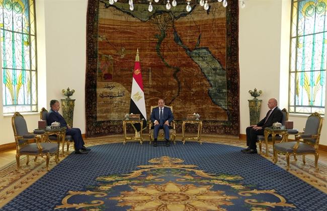 الرئيس السيسي يلتقي نبيل فهمي المرشح لمنصب الأمين العام لجامعة الدول العربية