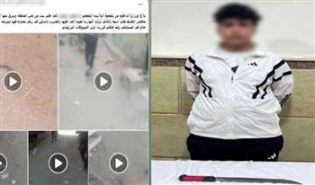 ضبط شخص تعدى على سيدة بسلاح أبيض في الإسماعيلية بعد تداول الواقعة على مواقع التواصل