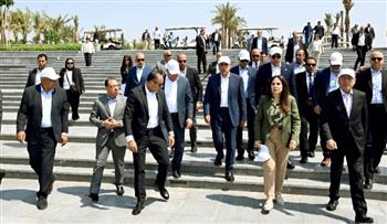  رئيس الوزراء يتفقد معدلات الإنجاز بمشروع "حدائق تلال الفسطاط
