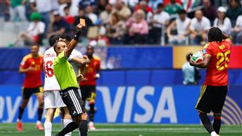مجموعة مصر.. طرد ناثان نجويي لاعب بلجيكا أمام إيران في كأس العالم 2026