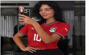 جورجينا تحتفل بفوز منتخب مصر "الفراعنة" وتنشر صور لها 