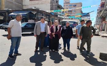 نائب محافظ بورسعيد يقود حملة مكبرة بحي العرب لرفع الإشغالات وضبط النباشين بشارعي كسرى وطولون 
