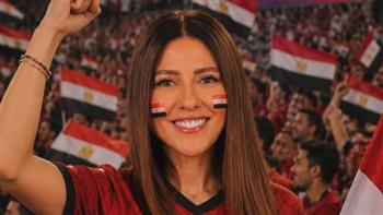 مي كساب تحتفل بفوز منتخب مصر وتعلق: “الفرحة حلوة ربنا يديمها”