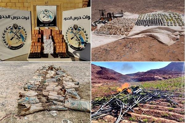 قوات حرس الحدود تواصل جهودها المكثفة على كافة الإتجاهات الإستراتيجية للدولة  