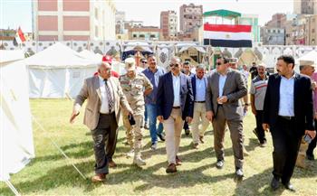 محافظ الشرقية يتفقد معسكر الإيواء العاجل استعداداً لتنفيذ التدريب العملي المشترك «صقر ١٦٩»