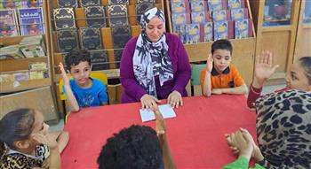 ورشة حكي بمركز طفل المنيرة الغربية للتوعية بمكافحة التصحر والجفاف