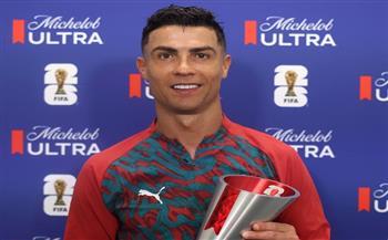 كأس العالم 2026.. رونالدو يفوز بجائزة رجل مباراة البرتغال وأوزبكستان