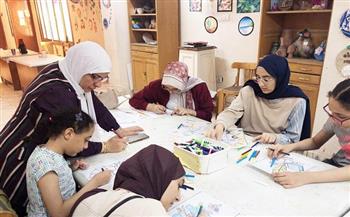 «التلوين بالتخطيط».. ورشة فنية بقصر ثقافة المنيا لتنمية المهارات الإبداعية