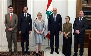 عون لوفد برلماني بريطاني: نأمل استمرار الدعم للمؤسسة العسكرية وتثبيت الاستقرار في الجنوب