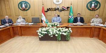 نائب محافظ المنوفية يعقد اجتماعا تنسيقيا لمتابعة الموقف النهائي لhستلام مشروعات حياة كريمة
