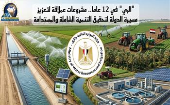 "الري" في 12 عاما.. مشروعات عملاقة لتعزيز مسيرة الدولة في تحقيق التنمية الشاملة والمستدامة