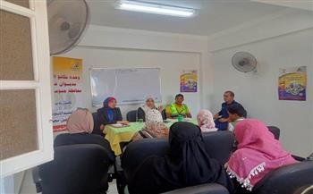 وحدة تكافؤ الفرص بجنوب سيناء تنظم ندوة توعوية حول المعايير الصحية السليمة لحفظ وتخزين اللحوم 