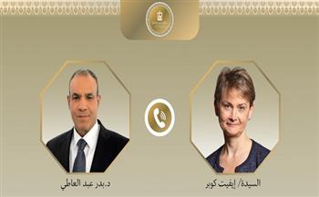 وزيرا خارجية مصر والمملكة المتحدة يبحثان هاتفيًا سبل تعزيز العلاقات الثنائية ومستجدات الأوضاع الإقليمية