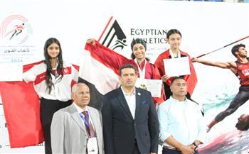 وزير الرياضة يهنئ منتخب ألعاب القوى بعد التتويج بلقب البطولة العربية  