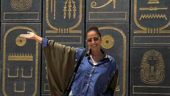 حنان مطاوع توثق زيارتها للمتحف المصري الكبير: فخر بعظمة الحضارة المصرية