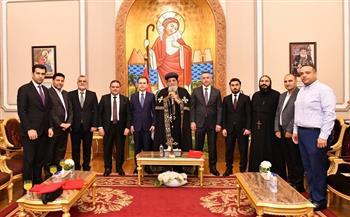 البابا تواضروس يستقبل وزير الأوقاف الكوردستاني