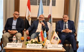 وزير الاستثمار والتجارة الخارجية ومحافظ الإسكندرية يعقدان لقاءً موسعًا مع مجتمع الأعمال في الغرفة التجارية